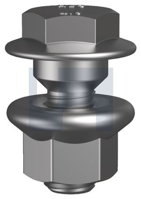 Shoulder Purlin Bolt / Nut Zinc Plated (Rohs Compliant) Hec / Class 4.6 Uts M12 X 30