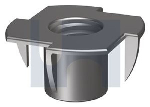 Tee Nut 4 Prong Zinc Plated (Rohs Compliant) Hec M4
