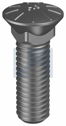 Unc Plow Bolt Sq Neck Plain Hec / Grade 9  3/4 X  2-1/2