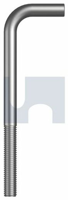 Bolt Foundation L Zp M20 X 365 Hec/Cl 8.8 Zinc Plated (Rohs Compliant)
