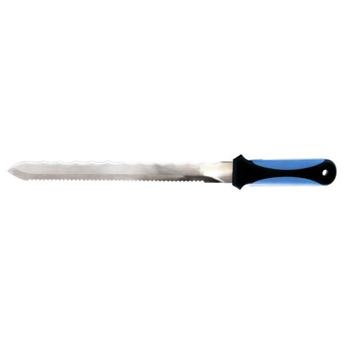 Insulation Knife Plastic Handle Wave Pattern Blade 280Mm Long