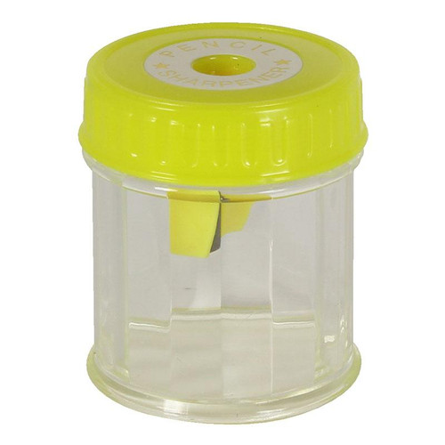 Single Hole Plastic Barrel Pencil Sharpener