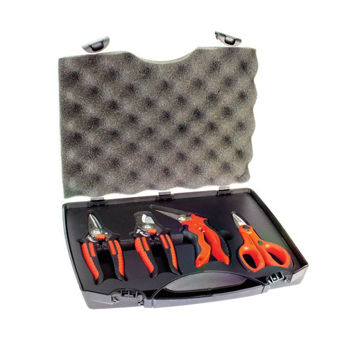 4 Piece | Pro Electrician Black Panther Snip Set