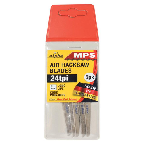 24Tpi Air Hacksaw Blades - Mps (X5)
