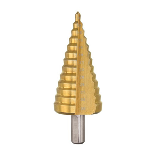 5-35Mm Straight Flute Step Drill - Carded
