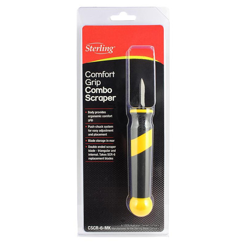Carded - Comfort Grip Combo Deburring Scraper Carded - Comfort Grip Combo Deburring Scraper