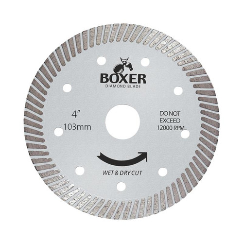 Austsaw/Boxer - 103Mm (4In) Diamond Blade Boxer Ultra Thin - 16Mm Bore - Ultra Thin
