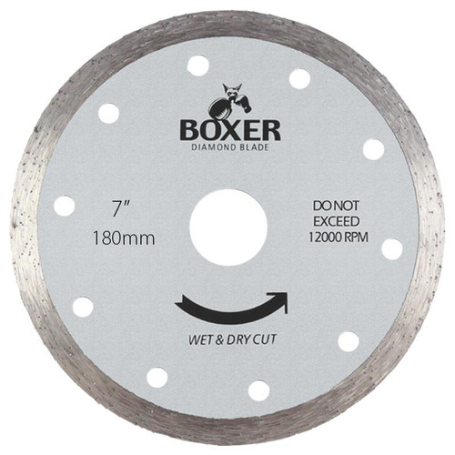 Austsaw/Boxer - 185Mm (7In) Diamond Blade Boxer Continuous Rim - 22.2/20Mm Bore - Continuous