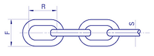 G80 Chain 16Mm 500Kg/89M Black