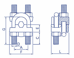 Double Rope Grip 10-12Mm Gal