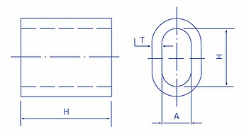 Din3093 Ferrule Aluminium 38Mm