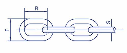 G70 Transport Chain Zinc 6Mm 500Kg/623M