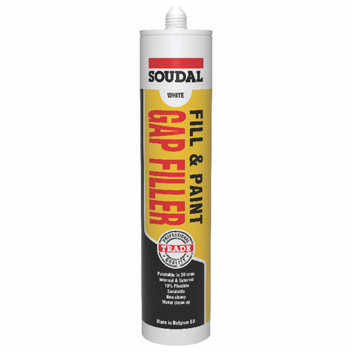 Fill & Paint Gap Filler - White 300Ml Fill & Paint Gap Filler - White 300Ml