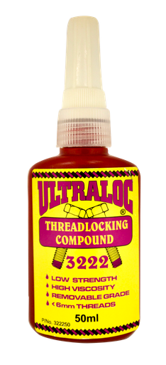Threadlocking Compound 250Ml Purple - Anaerobic Low Strength Removable Grade - High Viscosity