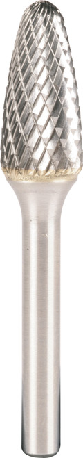 Tungsten Carbide Burr - (Hf100F) Semi-Circular End 12.7X25X6Mm