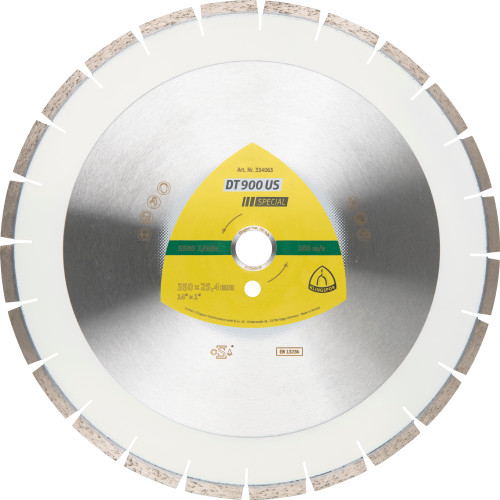 Diamond Blade - (Dt900Us)Narrow Gullet/Universal/5500Rpm  350X25Mm