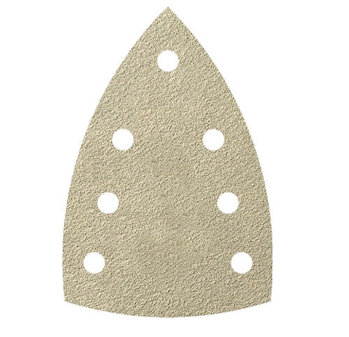 Self Fastening Disc - (Ps33) Paper/Aluminium Oxide/Triangular/7 Holes 60Grit 98X148Mm