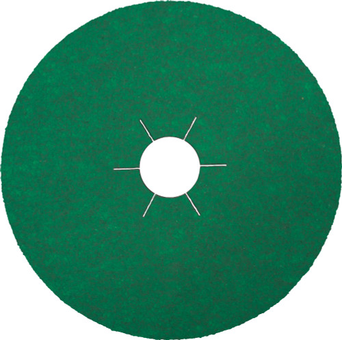 Fibre Disc - (Fs966) Ceramic/Green/Multibond/Star Hole 80Grit 125X22Mm