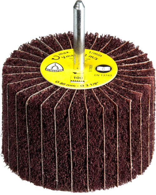 Small Finishing Mop - (Ncs600) Non-Woven/Aluminium Oxide/Spindle 60Grit 60X30X6Mm