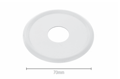 Cover Plate 1/2Inch Bsp Colourbond White