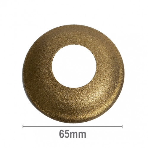 Cover Plate 3/4" Bsp 10Mm Rise Rough Brass
