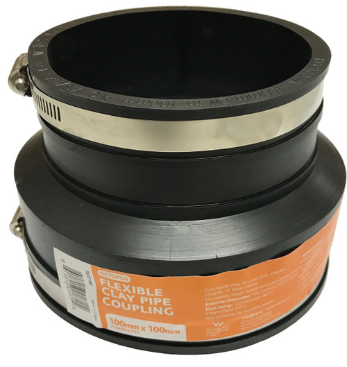 Pipe Coupling 100Mm Ew-Pvc