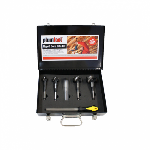Plumtool Rapid Bore Kit Contains 25Mm 32Mm 45Mm 57Mm Plumtool Rapid Bore Kit Contains 25Mm 32Mm 45Mm 57Mm