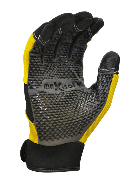 'G-Force Maxgrip' Mechanics Glove, Silicone Grip Palm - Xlarge