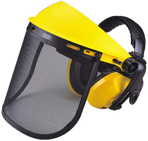 Maxisafe Mesh Visor With Earmuffs Complete