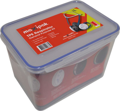 Rs01 Maxipak Tpe Half Mask Respirator General Purpose Kit - Large