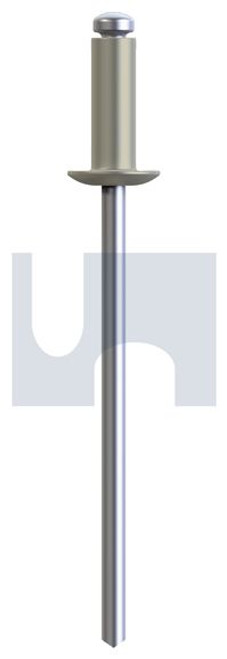 Rivet Dome Hd 73As2 - 4-4 (3.2 X 10) Pk 1000 Bushland
