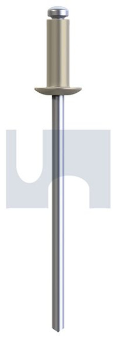 Rivet Dome Hd 73As2 - 4-2 (3.2 X 6) Pk1000 Cove