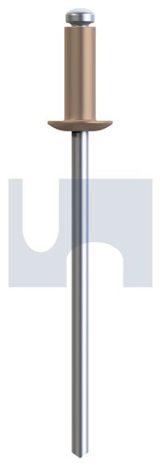 Rivet Dome Hd 73As2 - 4-4 (3.2 X 10) Pk 1000 Stone