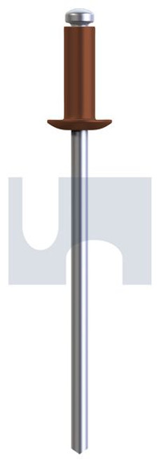 Rivet Dome Hd 73As2 - 4-2 (3.2 X 6) Pk1000 Terrain