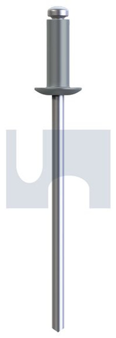 Rivet Dome Hd 73As2 - 4-4 (3.2 X 10) Pk 1000 Windspray