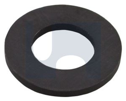 Flat Round Washer Nylon Black Uv Stable M4 X9.0X0.8