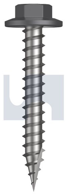 Type 17 Flanged Hex #12-11 X40 Basalt - Cl4