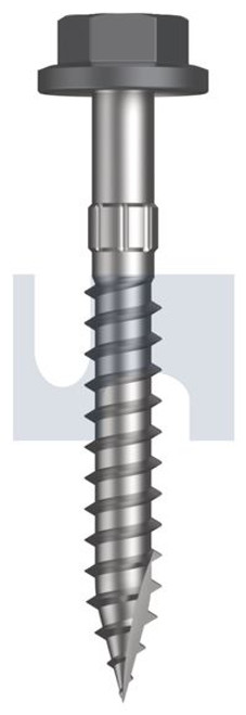 Type 17 Flanged Hex Head #14-10 X50 Basalt - Cl4