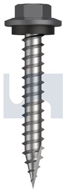 Type 17 Hex Head + Washer #12-11 X40 Basalt - Cl4