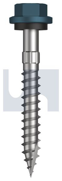 Type 17 Hex Head + Washer #14-10 X50 Blue Ridge (Pacific Blue) -Cl4