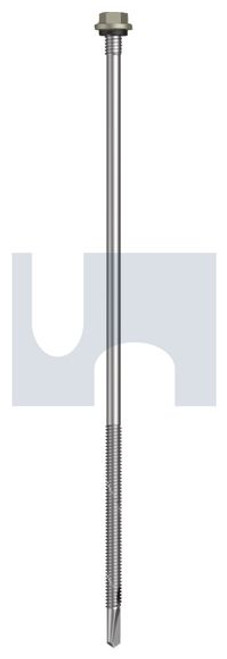 S500 Tiger Self Drilling Screw Hex + Washer + Xgrip #14-20 X250 Bushland - Cl4