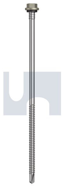 Metal Self Drilling Screw Hex + Washer + Xgrip #14-14 X175 Bushland - Cl4