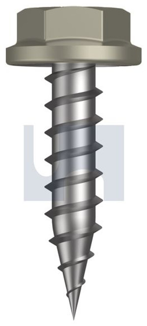 Needle Pt Self Drilling Screw Flanged Hex #10-12 X20 Bushland - Cl4