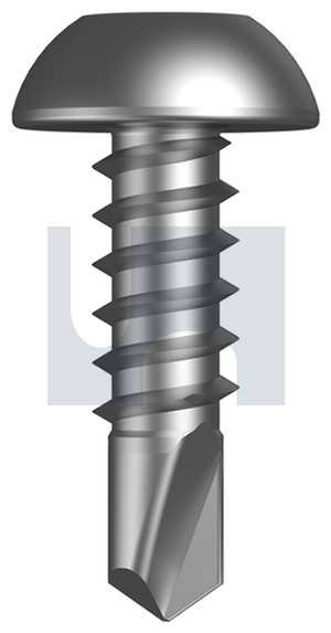 Metal Self Drilling Screw Pan - Trilobular #10-16 X16 Cottage Green (Permanent) -Cl3