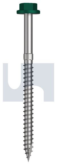 Type 17 Flanged Hex Head #14-10 X90 Cottage Green (Permanent) -Cl4