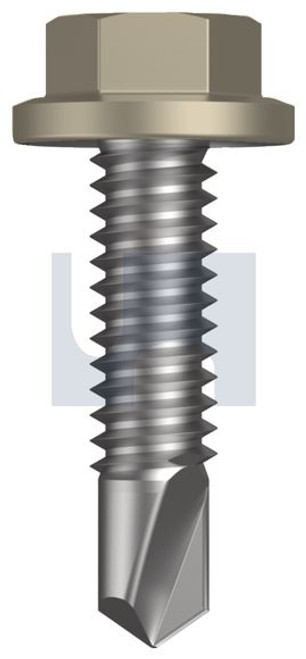 Metal Self Drilling Screw Flanged Hex Head #14-20 X25 Cove - Cl4