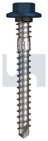 Vmax Self Drilling Screw Hex + Washer + Xgrip M6.2-11 X50 Deep Ocean (Storm Blue) -Cl4