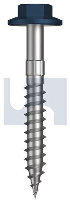 Type 17 Flanged Hex Head #12-11 X45 Deep Ocean (Storm Blue) -Cl4
