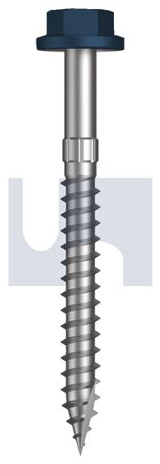 Type 17 Flanged Hex Head #14-10 X65 Deep Ocean (Storm Blue) -Cl4