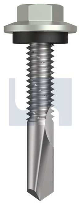 S500 Tiger Self Drilling Screw Hex Head + Washer #12-24 X32 Dune - Cl4